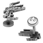 Star Wars X-wing Etched Cuff Links, Men's, Silver