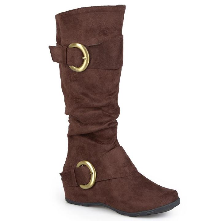 Journee Collection Jester Women's Knee-high Boots, Girl's, Size: 11, Brown