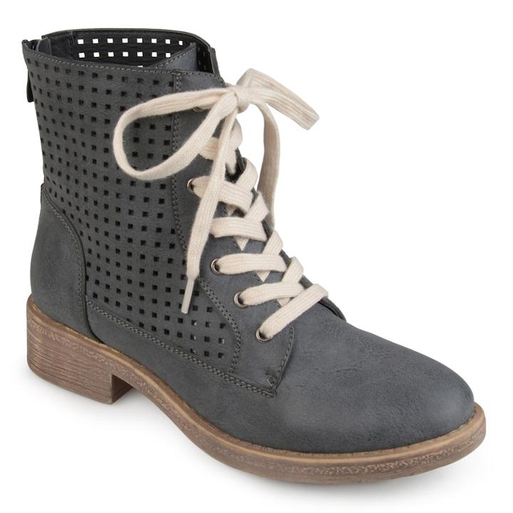 Journee Collection Essex Women's Ankle Boots, Size: Medium (7.5), Med Grey