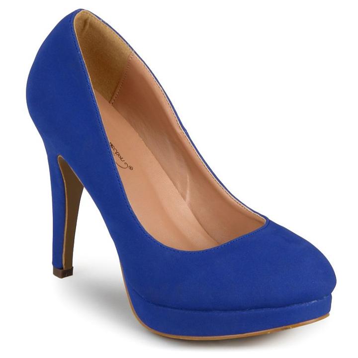 Journee Collection Madi Women's Platform High Heels, Girl's, Size: 9, Blue