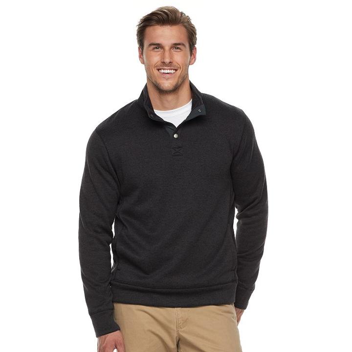 Big & Tall Sonoma Goods For Life&trade; Supersoft Sweater Pullover, Men's, Size: 3xl Tall, Black