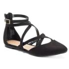 Lc Lauren Conrad Glow Women's Pointed-toe Flats, Size: 9, Black