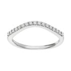14k White Gold 1/6 Carat T.w. Diamond Wedding Ring, Women's, Size: 7