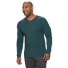 Men's Sonoma Goods For Life&trade; Supersoft Modern-fit V-neck Tee, Size: 2xb, Med Blue