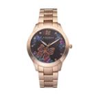 Akribos Xxiv Women's Ornate Crystal Butterfly Watch, Pink