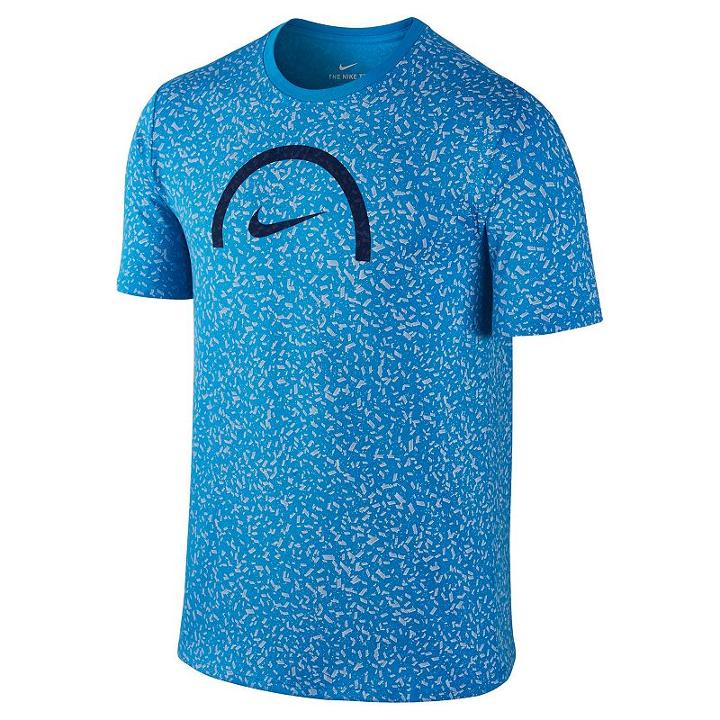 Men's Nike Dri-fit Core Performance Basketball Tee, Size: Medium, Brt Blue