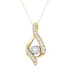 Sirena Collection 14k Gold 3/8-ct. T.w. Diamond Pendant, Women's, White