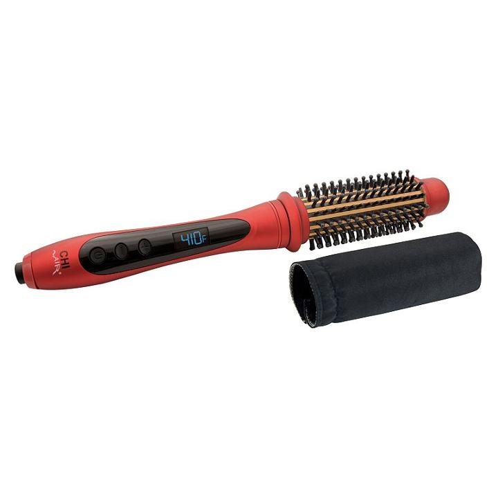 Chi Air Amplitude Tourmaline Ceramic Heated 1.25-in. Round Brush, Red