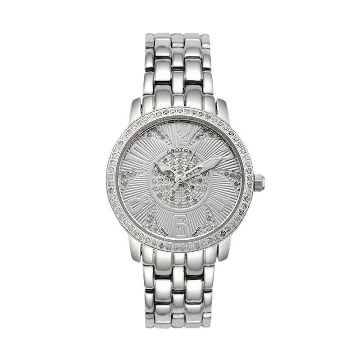 Croton Women's Diamond Stainless Steel Watch - Cn207420ssdi, Grey