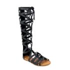 Olivia Miller Mitra Women's Gladiator Sandals, Girl's, Size: 6, Black