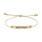 Lc Lauren Conrad Unstoppable Bar Bolo Bracelet, Women's, Gold