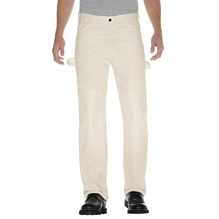 Men's Dickies Relaxed-fit Double-knee Painter Pants, Size: 34x32, White Oth