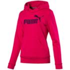 Women's Puma Elevated Logo Graphic Hoodie, Size: Medium, Pink Other