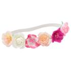 Girls 4-16 Floral Headwrap, Dark Pink