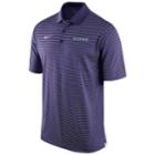Men's Nike Kansas State Wildcats Striped Stadium Dri-fit Performance Polo, Size: Large, Red