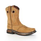Rocky Ride Big Toddler Boys' Cowboy Boots, Size: 9 T, Lt Brown