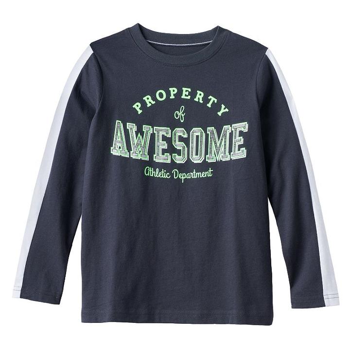 Boys 4-7x Jumping Beans&reg; Graphic Tee, Boy's, Size: S(4), Grey