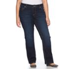 Plus Size Lee Bootcut Jeans, Women's, Size: 25 - Regular, Dark Blue