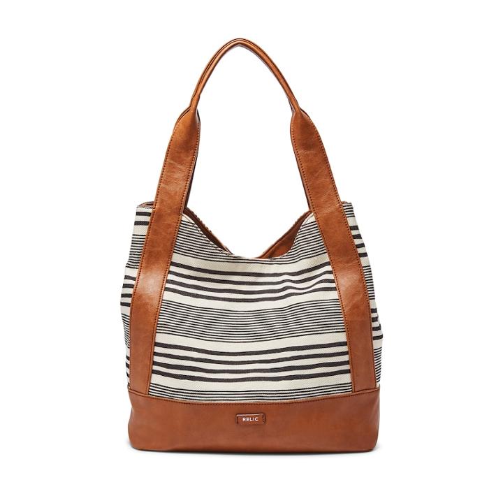 Relic Reagan Striped Tote, Women's, Red Overfl