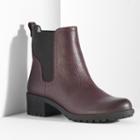 Simply Vera Vera Wang Women's Slip-on Chelsea Boots, Size: 5, Red