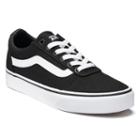 Vans Ward Women's Canvas Skate Shoes, Size: 9, Black