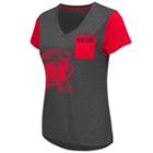 Women's Campus Heritage Maryland Terrapins Pocket V-neck Tee, Size: Large, Red Other
