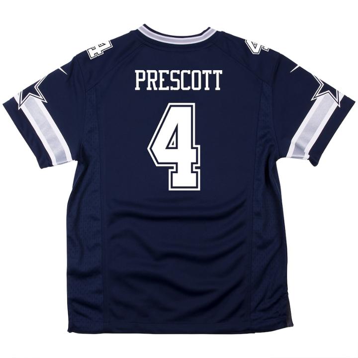 Boys 4-7 Nike Dallas Cowboys Dak Prescott Replica Jersey, Size: Xl 18-20, Blue (navy)