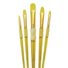 Royal & Langnickel Big Kid's Choice 5-pc. Filbert Brush Set (gold)