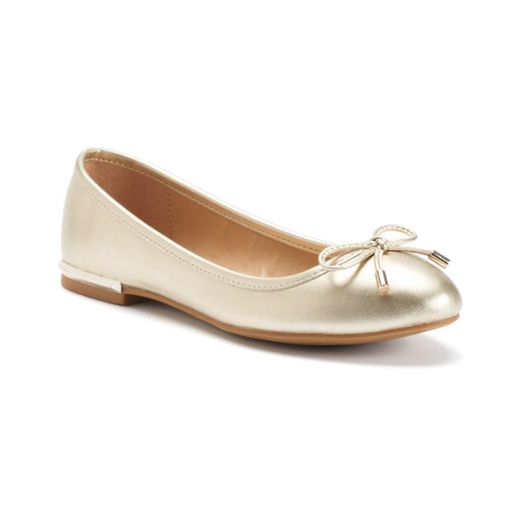 Apt. 9&reg; Delight Women's Ballet Flats, Size: 7.5, Lt Beige
