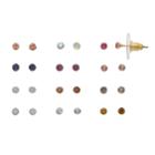 Lc Lauren Conrad Solitaire Nickel Free Stud Earring Set, Women's, Multicolor