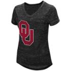 Women's Campus Heritage Oklahoma Sooners Pocket Tee, Size: Medium, Dark Grey