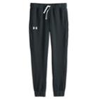 Girls 7-16 Under Armour Woven Jogger Leggings, Size: Small, Black
