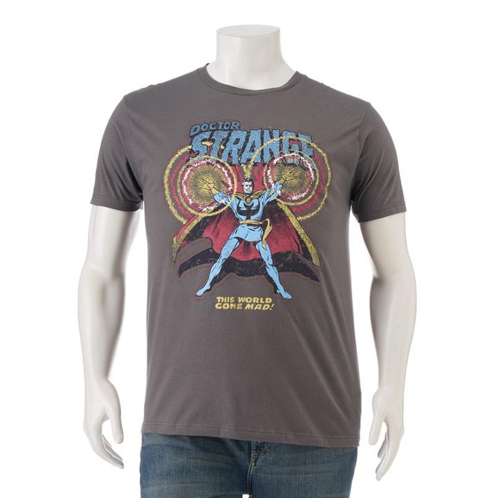 Men's Marvel Dr. Strange Gone Mad Tee, Size: Xl, Grey Other