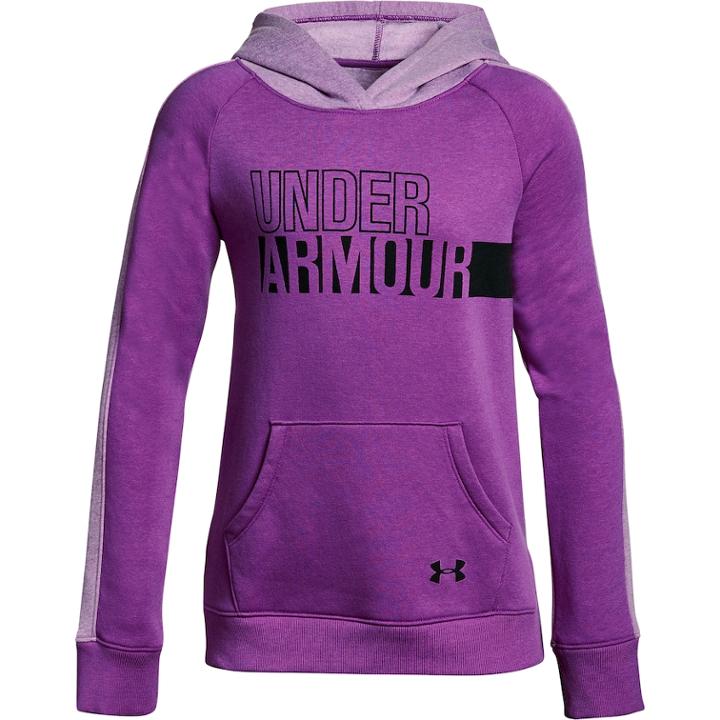Girls 7-16 Under Armour Favorite Fleece Hoodie, Size: Large, Pink Ovrfl