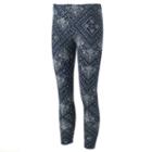 Women's French Laundry Print Leggings, Size: Large, Blue Other