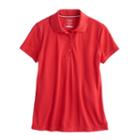 Girls 4-20 French Toast Active Polo Shirt, Size: 7-8, Red