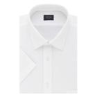 Men's Arrow Regular-fit Spread-collar Dress Shirt, Size: M 15-15.5, White