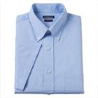 Men's Croft & Barrow&reg; Fitted Button-down Collar Dress Shirt, Size: Xxl18.5-19, Blue (navy)