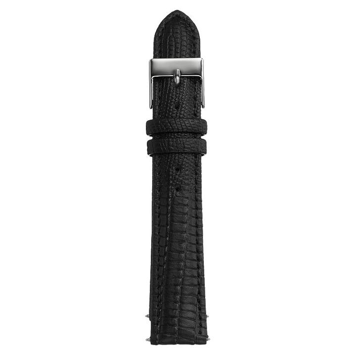 Kreisler Unisex Leather Watch Band - Tx49718bk, Size: 18mm, Black