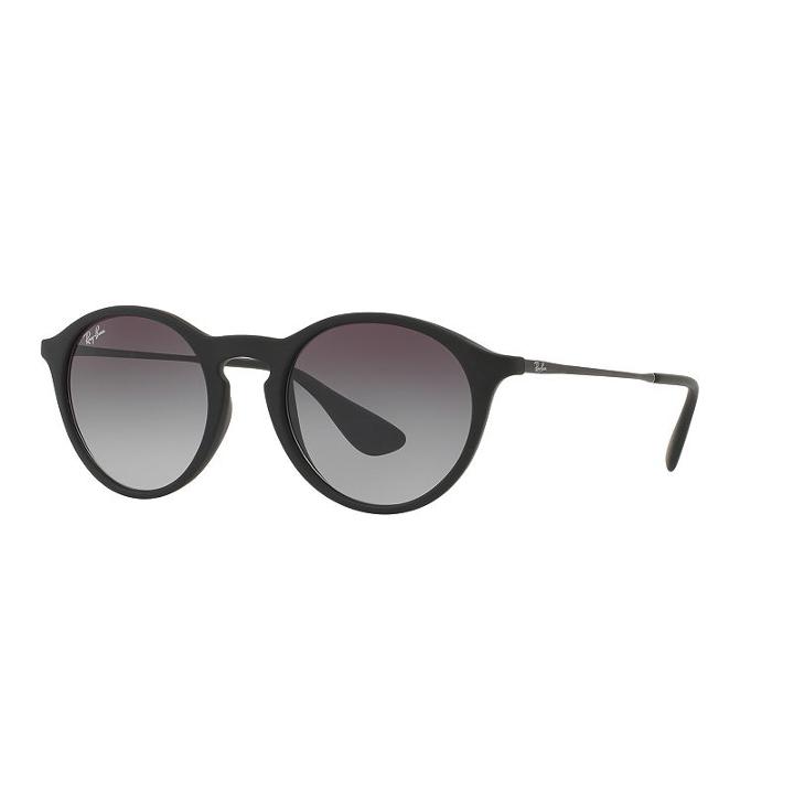 Ray-ban Rb4243 49mm Round Gradient Sunglasses, Women's, Black
