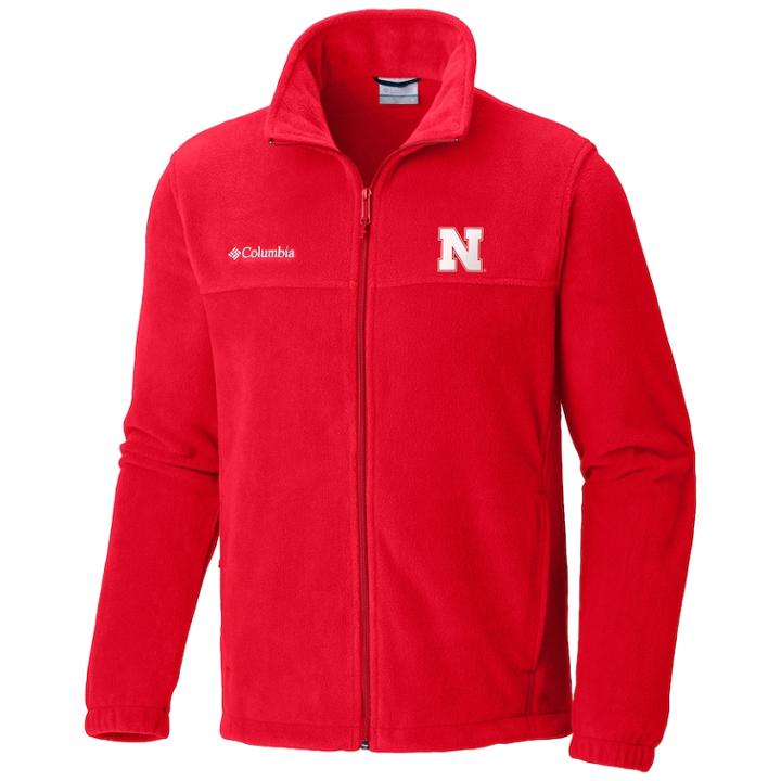 Men's Columbia Nebraska Cornhuskers Flanker Ii Fleece Jacket, Size: Xl, Pink