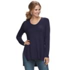 Women's Apt. 9&reg; High-low Tunic, Size: Xs, Drk Purple