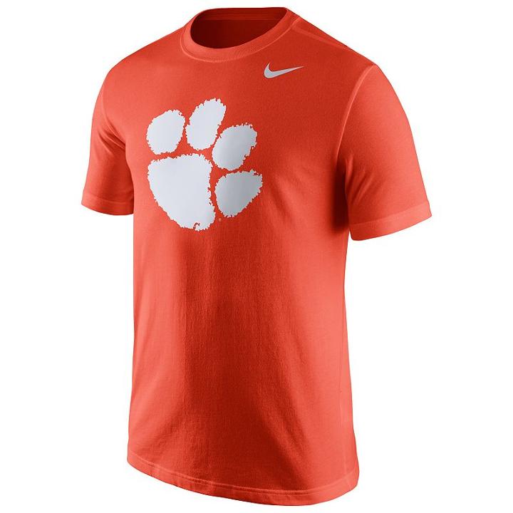 Men's Nike Clemson Tigers Logo Tee, Size: Large, Orange