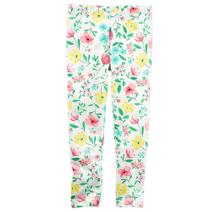 Girls 4-8 Carter's Printed Leggings, Girl's, Size: 4, Ovrfl Oth