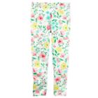 Girls 4-8 Carter's Printed Leggings, Girl's, Size: 4, Ovrfl Oth