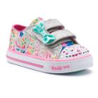 Skechers Twinkle Toes Shuffles Baby Love Toddler Girls' Light-up Shoes, Size: 7 T, Orange Oth