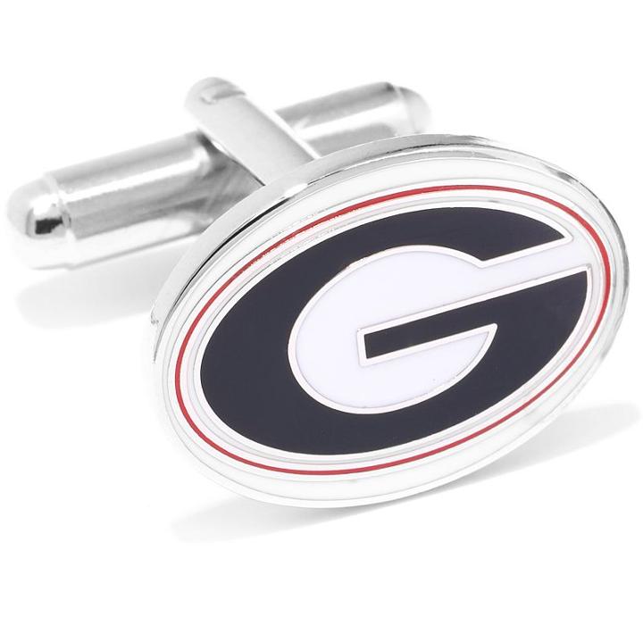 Georgia Bulldogs Cuff Links, Men's, Multicolor