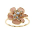 Lc Lauren Conrad Flower Ring, Women's, Size: 7, Pink