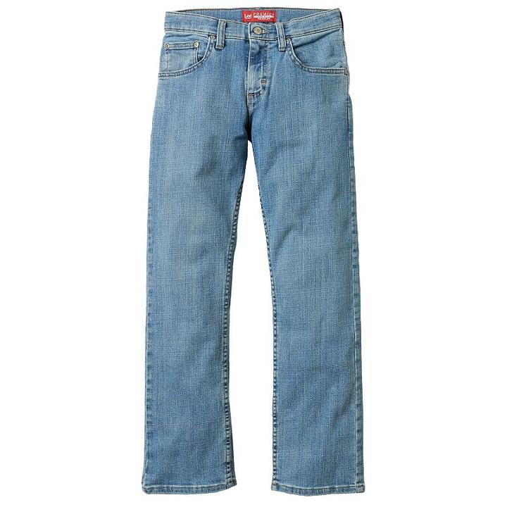 Boys 8-20 Lee Regular-fit Straight-leg Jeans, Boy's, Size: 14, Light Blue