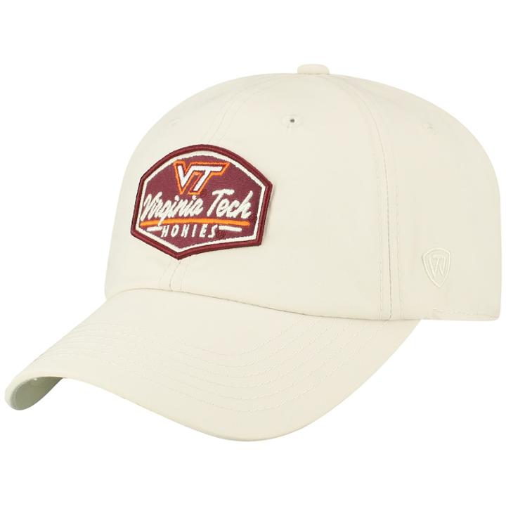 Adult Top Of The World Virginia Tech Hokies Onward Cap, Men's, Lt Beige